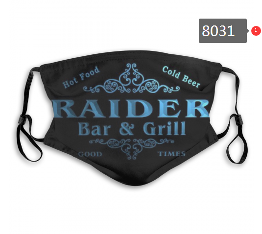 NFL 2020 Oakland Raiders  #1 Dust mask with filter